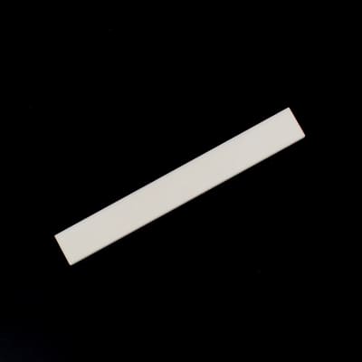 Premium Bone Saddle Preshaped for most Guitars, 3-1/8" x 3/8" x 3/32" Blank