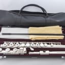 Yamaha YFL-481H All Silver Intermediate Flute *Open-hole *B-foot *Cleaned & Serviced