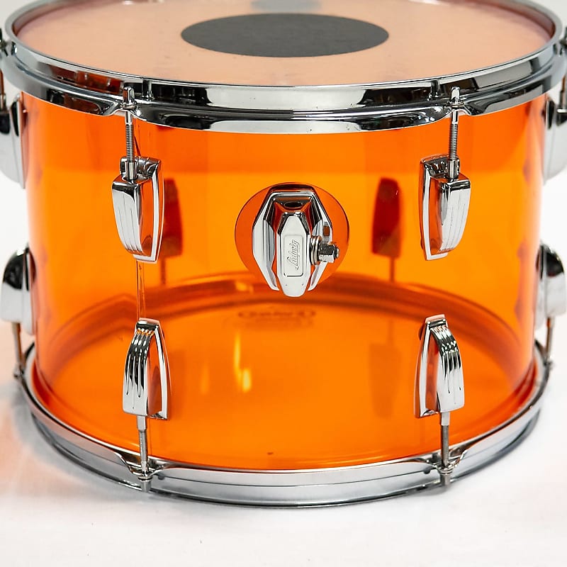 1970s Ludwig Vistalite 10x14" Mounted Tom with Single-Color Finish image 2