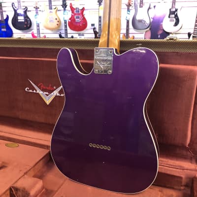 Fender Limited Edition Custom Shop Reverse ‘50s Telecaster Custom Journeyman, Purple Metallic with Case image 14