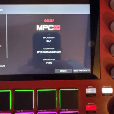 Akai MPC One + Standalone MIDI Sequencer 2023 - Present - Red image 3