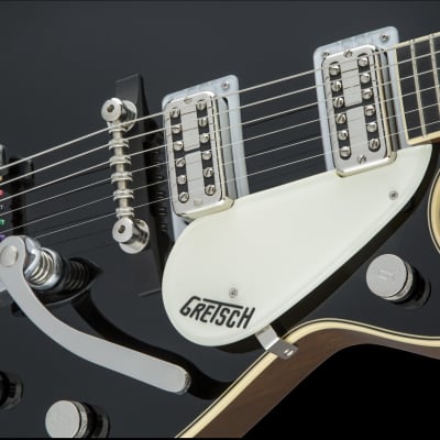Gretsch G6128T-59 Vintage Select ’59 Duo Jet with Bigsby TV Jones Black image 4