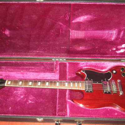 1976 Gibson SG Standard Cherry Red CLEAN w/ Original Hardshell Case image 10