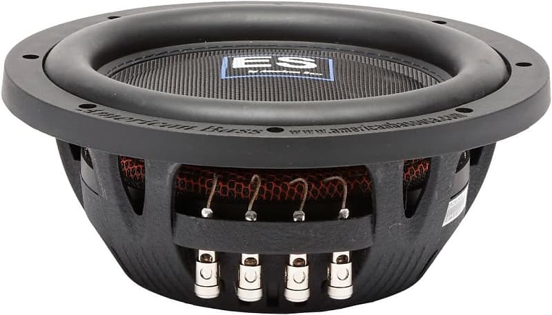 American Bass ES-1044 10-inch Subwoofer, 500 Watts RMS/1000 Watts