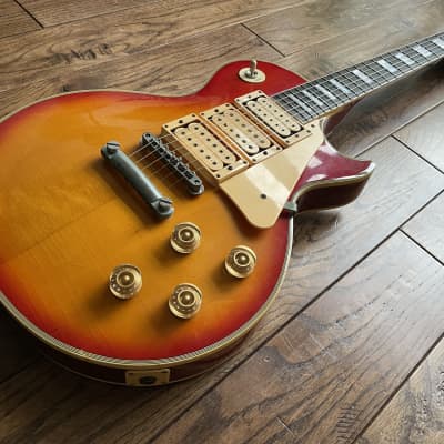 1980s Burny RLC Custom Ace Frehley Electric Guitar 3 Pickups LP Dimarzio Upgrade gibson Burst image 5
