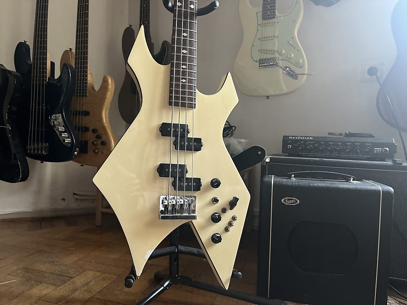 【レア物80〜90's】フェルナンデス ワーロックベースWB−80/85/90 Late80s〜Early 90s Fernandes WB-90 White / Neck Thru 〜 X