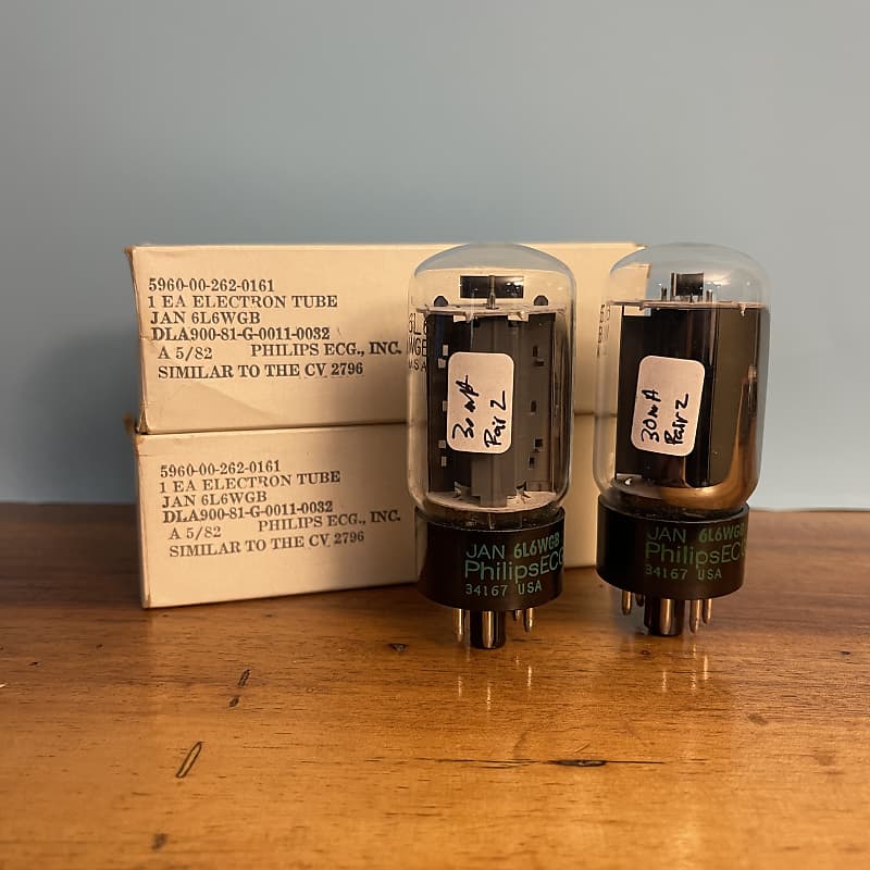 Phillips 6L6WGB フィリップス 6L6WGB Philips, marekd & boxed Siemens (NOS/USA)