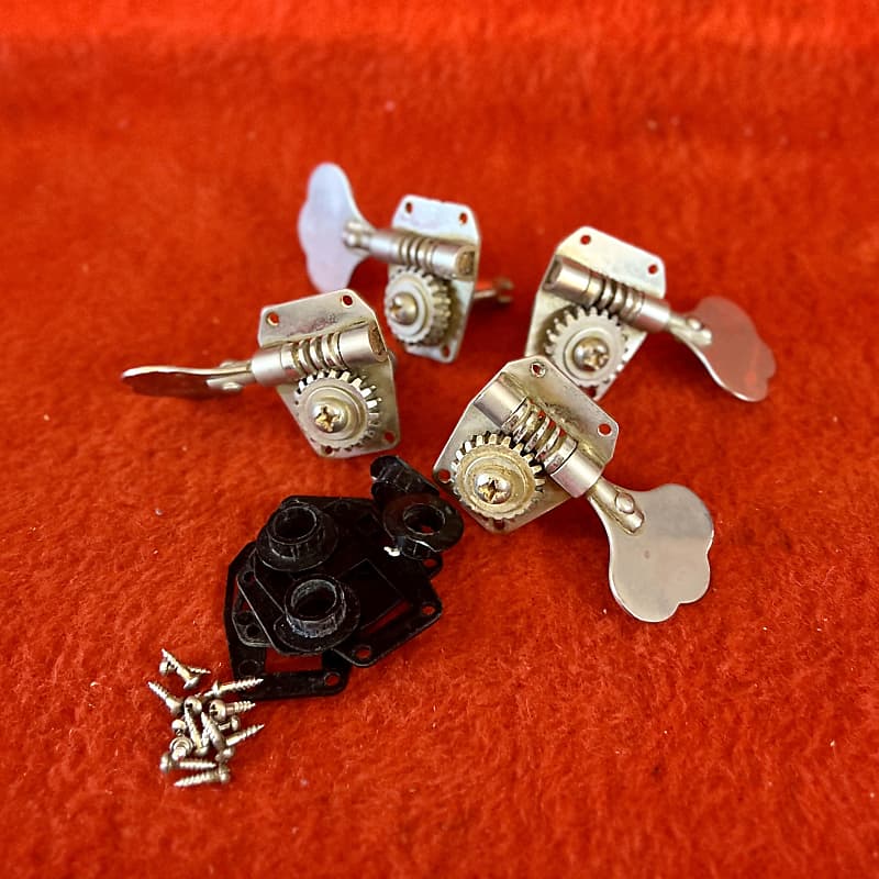 Rickenbacker 4001 bass tuners c 1973 1974 Nickel original Reverb