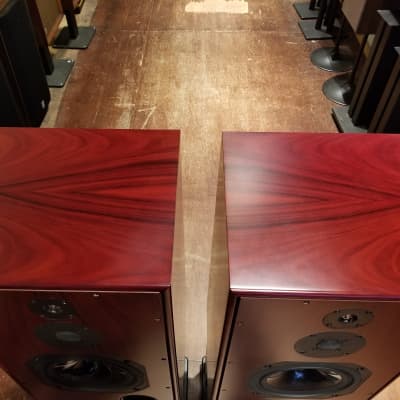 Harbeth Super HL5 Plus Rosewood Speakers w/ Boxes & Certificate Fantastic Sound - Store Demos image 5