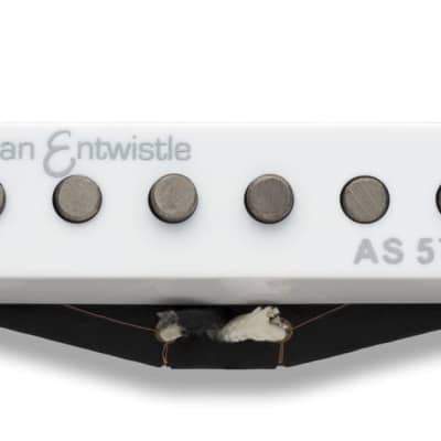 Alan Entwistle AS 57 Electric Guitar Bridge Pickup - White - Free USA Shipping