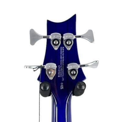 PRS SE Kingfisher 4 String Electric Bass Faded Blue Wrap Around Burst Ser#: E70218 image 8