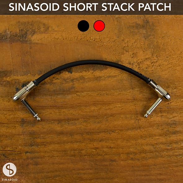 Sinasoid SHORT STACK PATCH CABLE 2" / Black image 1