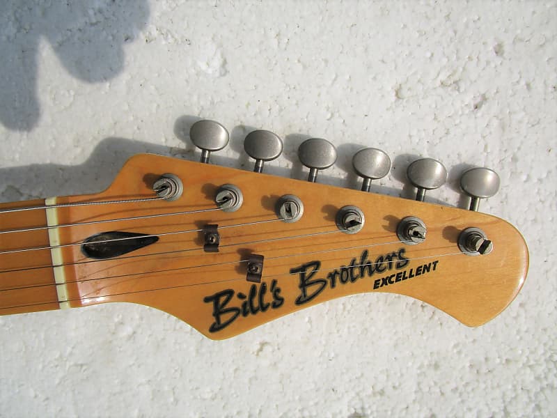 Bill's Brothers Excellent Stratocaster Guitar, 1950's Copy, 1992, Japan,  Gig Bag
