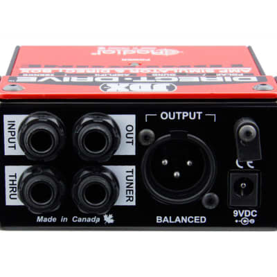Radial JDX Direct-Drive Guitar Amp Simulator & Active DI Direct Box PROAUDIOSTAR image 3