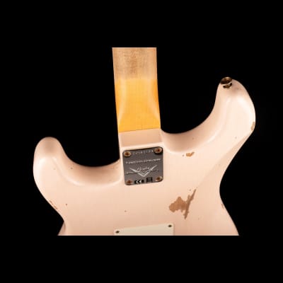 Fender Custom Shop Limited Edition 1959 Stratocaster Relic Super Faded Aged Shell Pink image 14