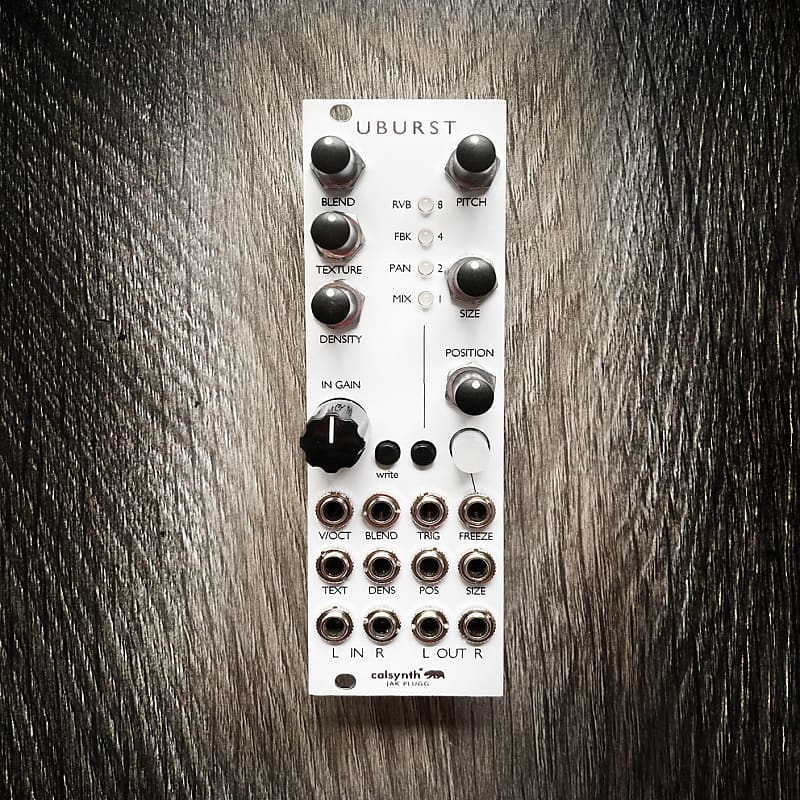 uBurst - Mutable Instruments Micro Clouds Clone Eurorack Module - White image 1