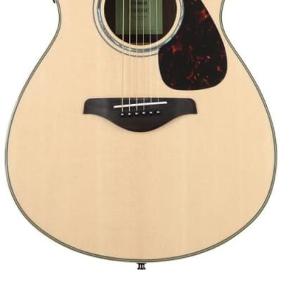 Yamaha FSX830C Concert Cutaway Acoustic Electric Guitar  - Natural image 2
