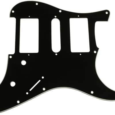 HH/HSH Stratocaster pickguards for USA/Mexican - Black HSH