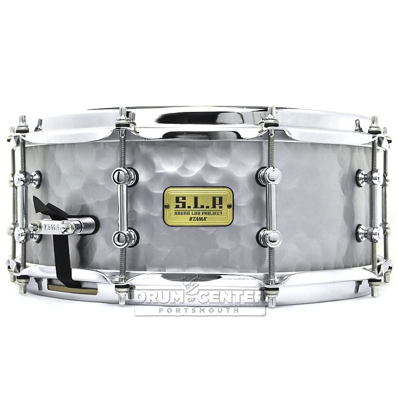 Tama SLP Vintage Hammered Steel Snare Drum 14x5.5 image 1