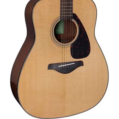 Yamaha Solid Top Folk Guitar, Natural - Natural image 1