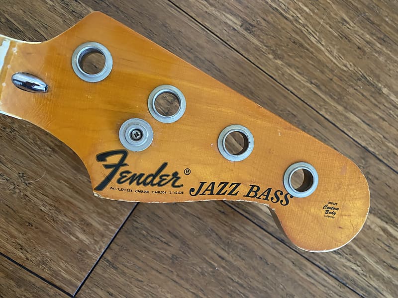 197576 Fender Jazz Bass Neck maple & block inlays Reverb