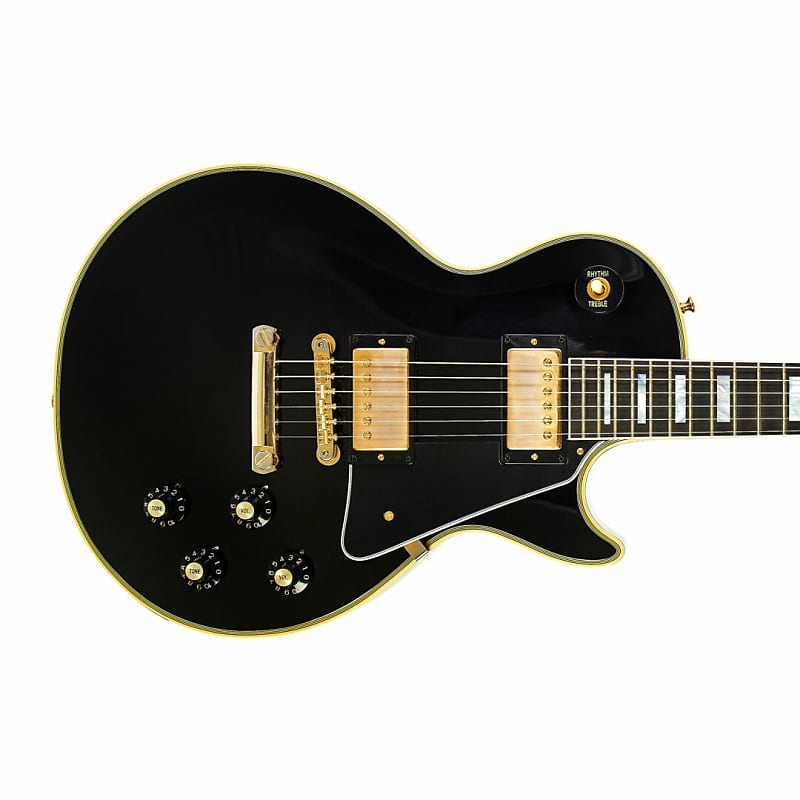 Gibson Custom Shop Murphy Lab 1968 Les Paul Custom Reissue Ebony Ultra  Light Aged #303108 | Reverb Portugal