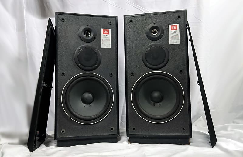 JBL CF100 Floor Stereo Speakers Black 8 Ohms 10