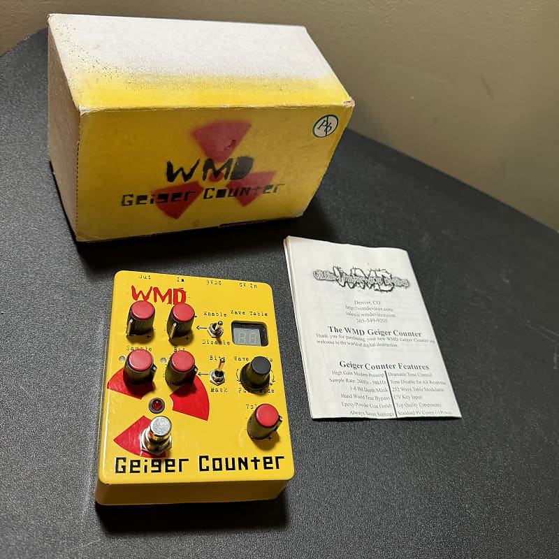 WMD Geiger Counter Digital Destruction Guitar Pedal