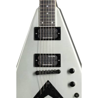 Kramer Dave Mustaine Vanguard Electric Guitar Silver image 7