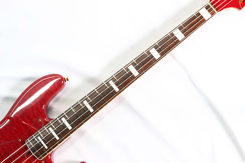 ATELIER Z / Quilted Maple Custom M245 See Through Red | Reverb