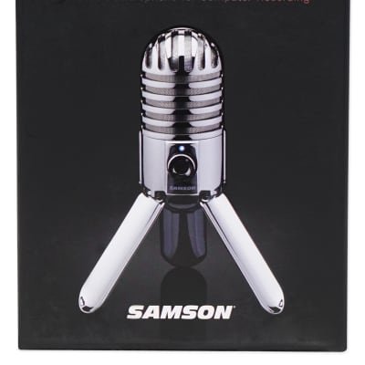 Samson Meteor Mic USB Condenser Podcasting Podcast Recording Desktop Microphone image 8