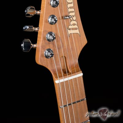 Ibanez AZ2402 Prestige HH Roasted Maple Neck Guitar w/ Case –Tri-Fade Burst Flat image 5