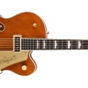 Gretsch G6120TG-DS Players Edition Nashville® Hollow Body DS with String-Thru Bigsby® and Gold Hardware, Ebony Fingerboard, Roundup Orange