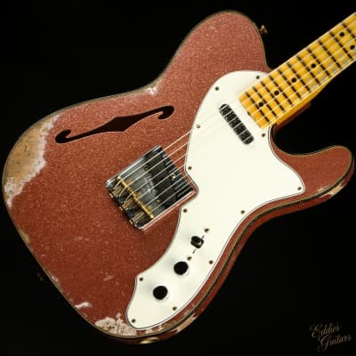 Fender Custom Shop LTD 60's Telecaster Custom Thinline Relic - Aged Champagne Sparkle (Brand New) for sale