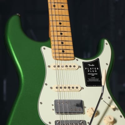 Fender Player Plus Stratocaster HSS, Maple Fingerboard, Cosmic Jade image 3