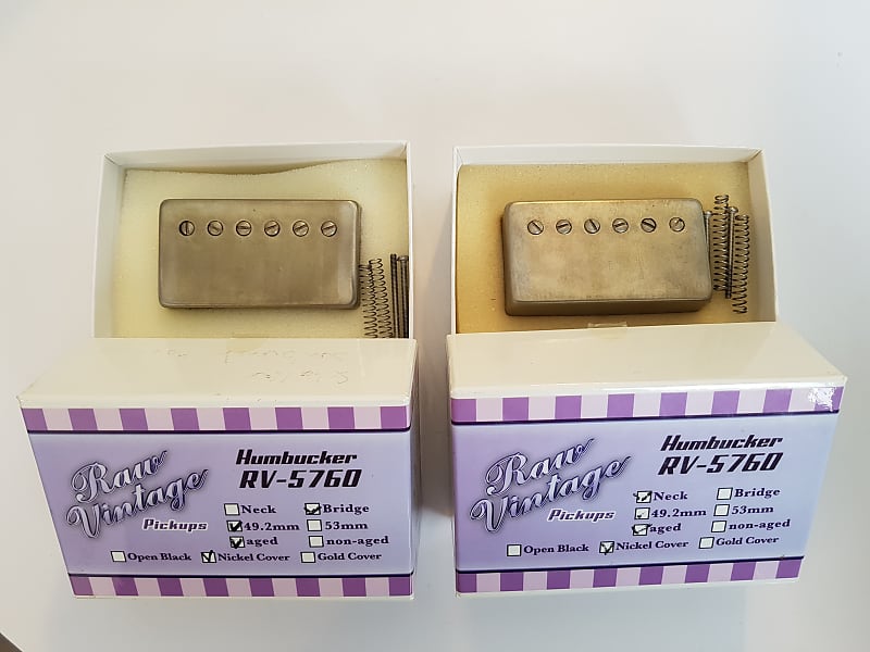 Raw Vintage Humbucker-Set RV-5760 / Nickel aged