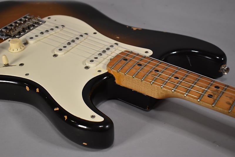 1982 Fender AVRI '57 Stratocaster Fullerton Reissue Sunburst w/OHSC image 9