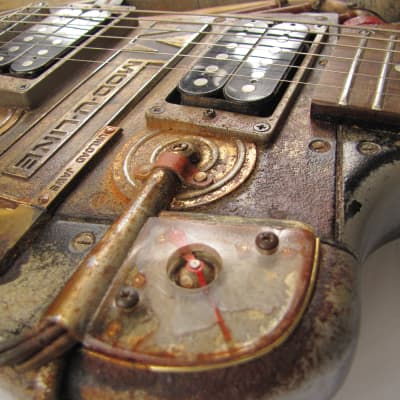 Tony Cochran Guitars Custom #11 "MOD-U-LINE" electric guitar -  Distressed Multimedia image 9