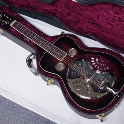 Recording King RR-36S-VS Maxwell square neck Resonator guitar NEW Sunburst w/ CASE for sale