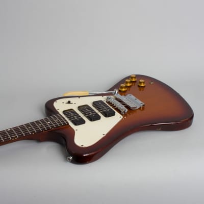 Gibson Firebird III Solid Body Electric Guitar (1966), ser. #551437, original black tolex hard shell case. image 7