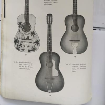 Vintage Cremona 510 – 1950s Parlor / Travel guitar, Czechoslovakia, Great Condition and Sound image 8