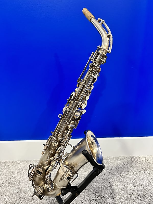 Buescher True Tone Alto Saxophone 1925 - Silver image 1
