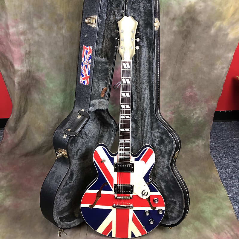 Epiphone Supernova UnionJack 完品美品デッドストック Epiphone SUPERNOVA UNION JACK Noel Gallagher(エレキギター)の
