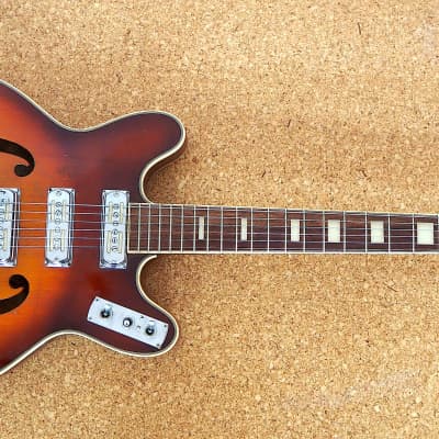 Hopf Galaxie Deluxe | 1960s | Sunburst | made by Harmony/USA for sale