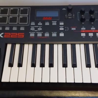 AKAI MPK225 MIDI Keyboard Controller - 2010s - Black/Red