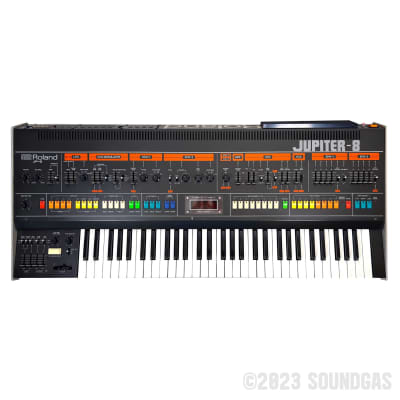 Roland Jupiter-8, Kenton MIDI, 12-bit - Serviced
