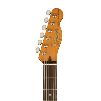 Squier Classic Vibe Baritone Custom Telecaster Electric Guitar, Black image 6