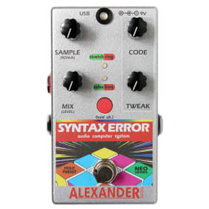 新品 未使用 Alexander Pedals Riff アレキサンダー Alexander Pedals Syntax Error | Reverb