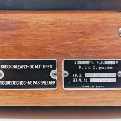 Roland RS-505 Paraphonic 49-Key Synthesizer 1970s Black image 13