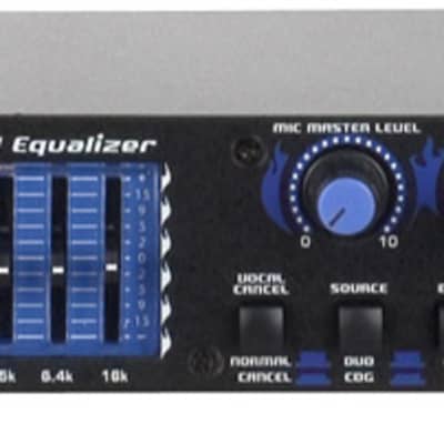 VocoPro DA-1055 PRO Professional 6 MIC. Digital Echo Mixer/Parametric Equalizer image 3